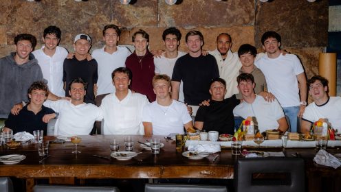 Who did foot the end-of-season dinner tab as Hamilton ‘ordered everything’?