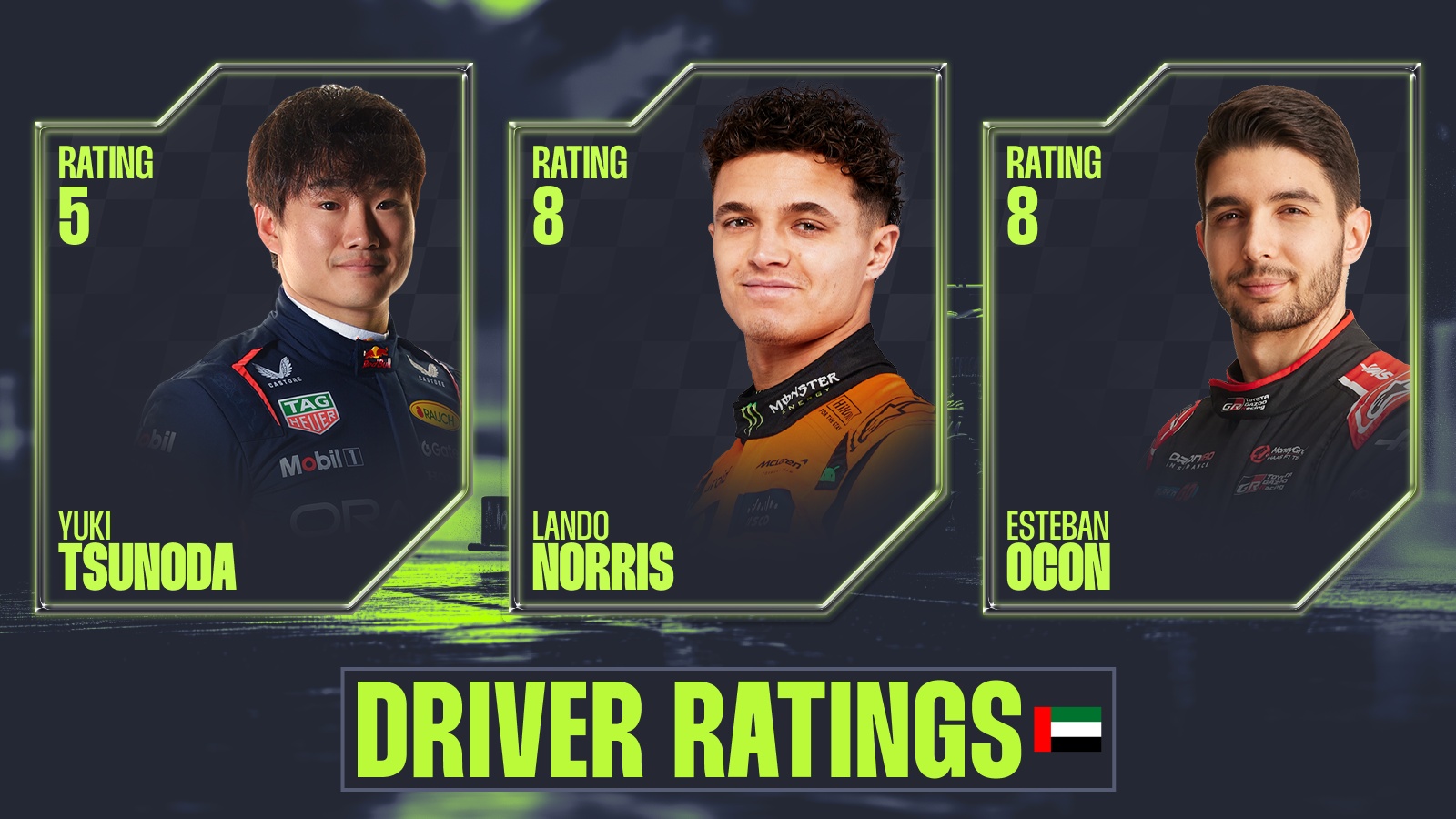 Abu Dhabi GP driver ratings: End of year feel as Norris pips Verstappen in season finale