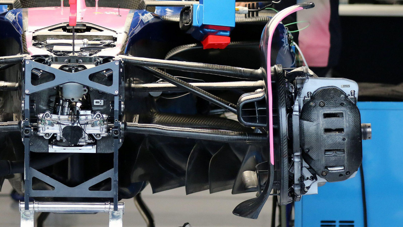 Alpine A525 front brake assembly