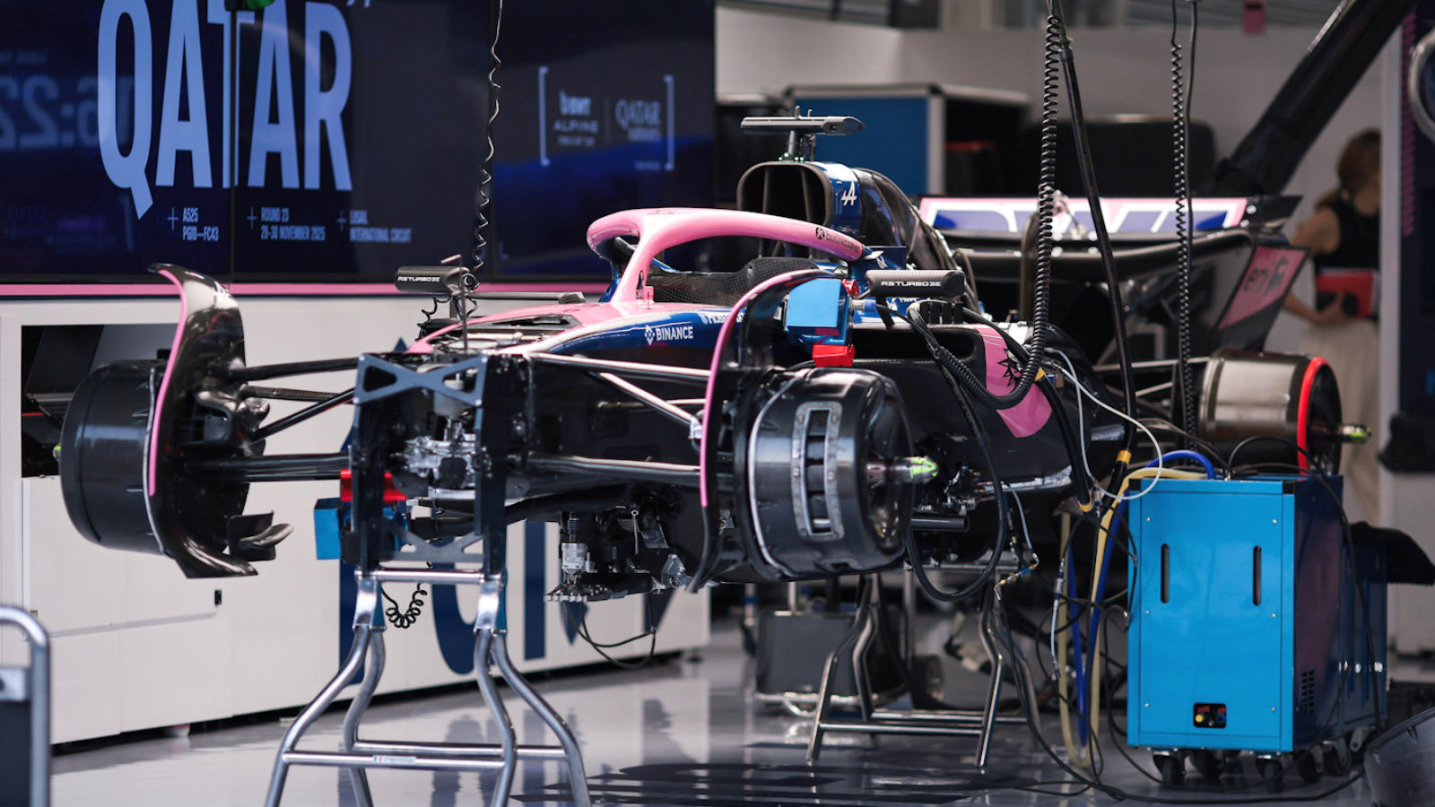 Alpine A525 in garage