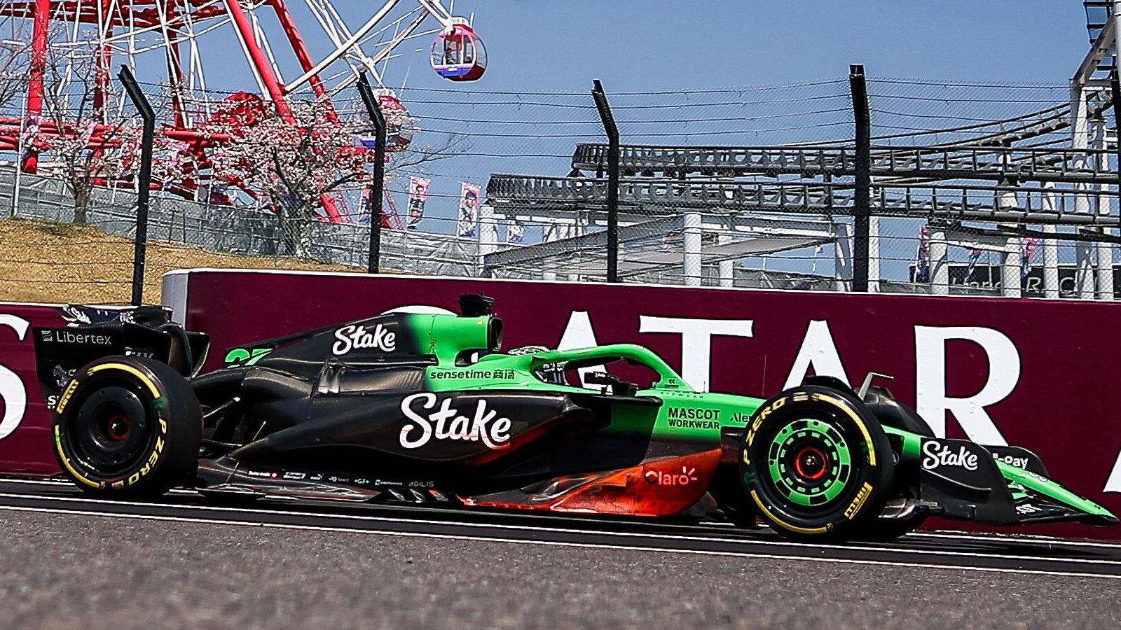 Sauber C45 flo-viz on floor fence