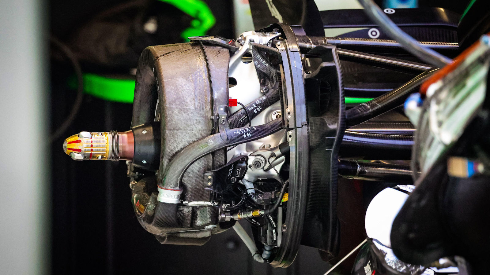 Sauber C45 rear brake assembly