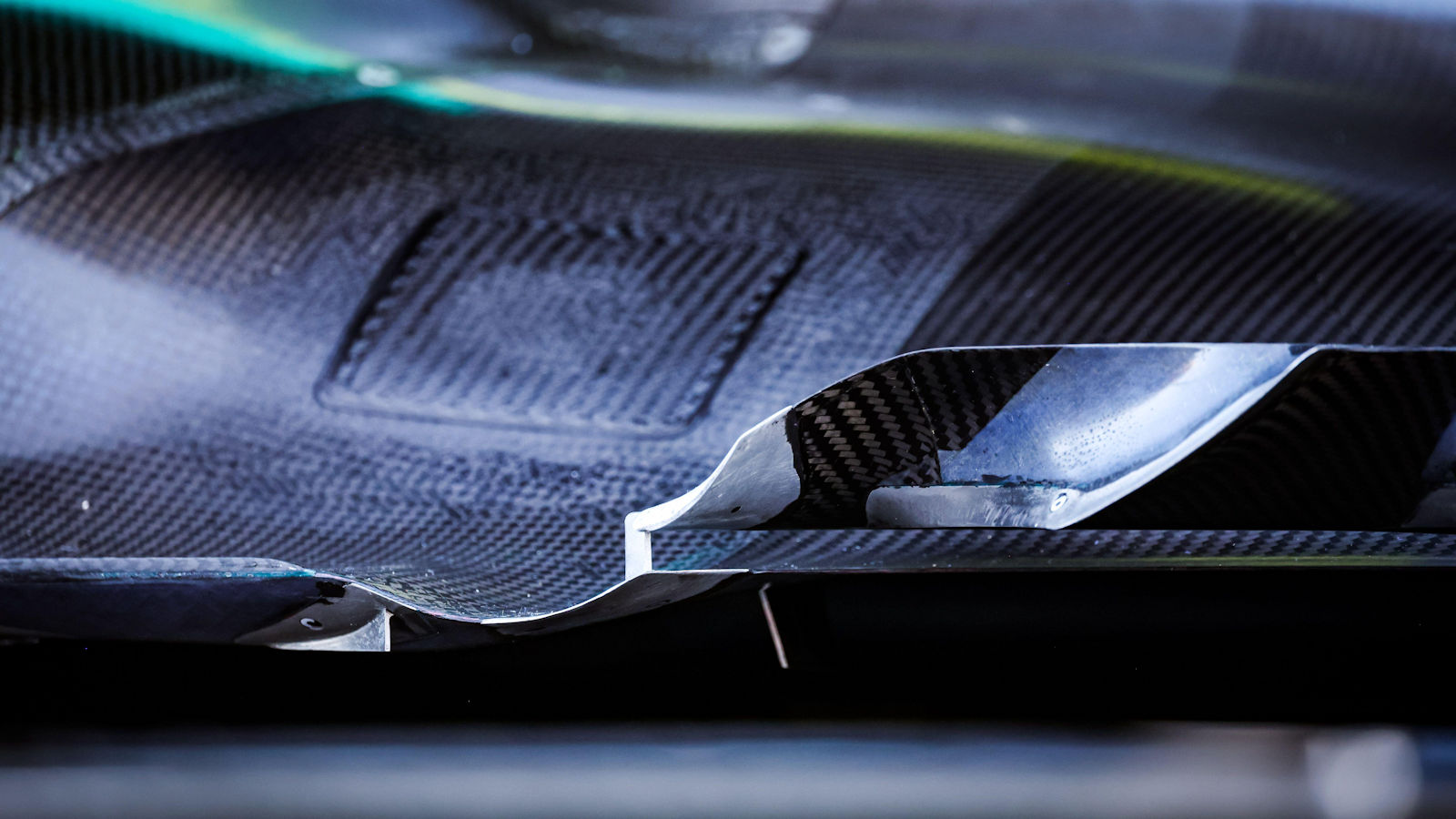 Aston Martin AMR25 floor edge close up