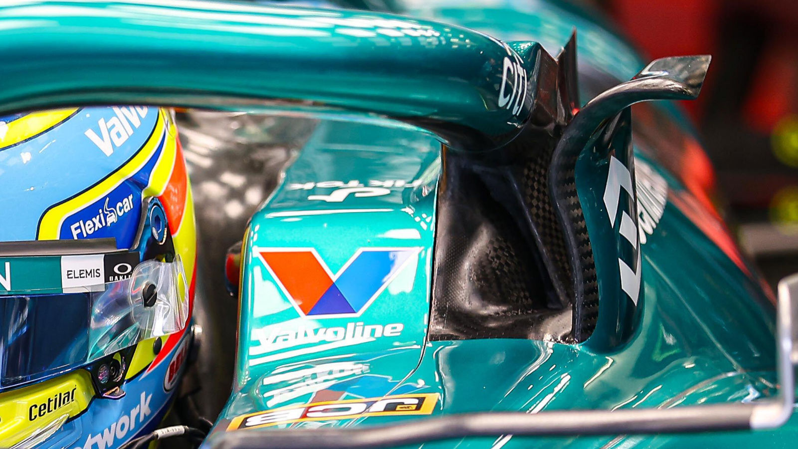 Aston Martin AMR25 halo inlet