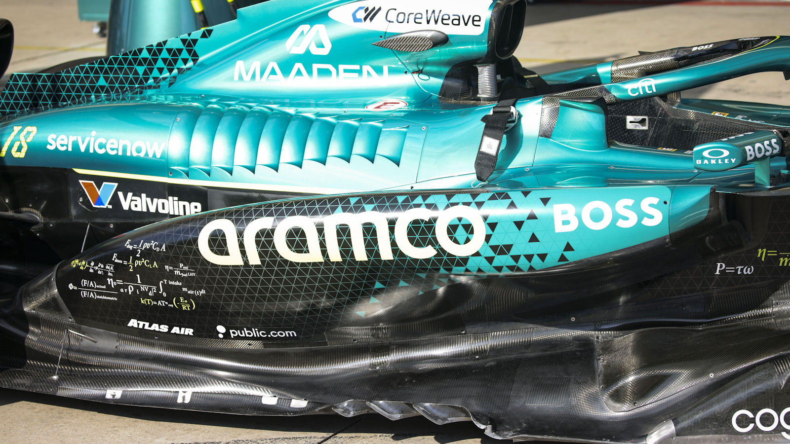 Aston Martin AMR25 sidepod