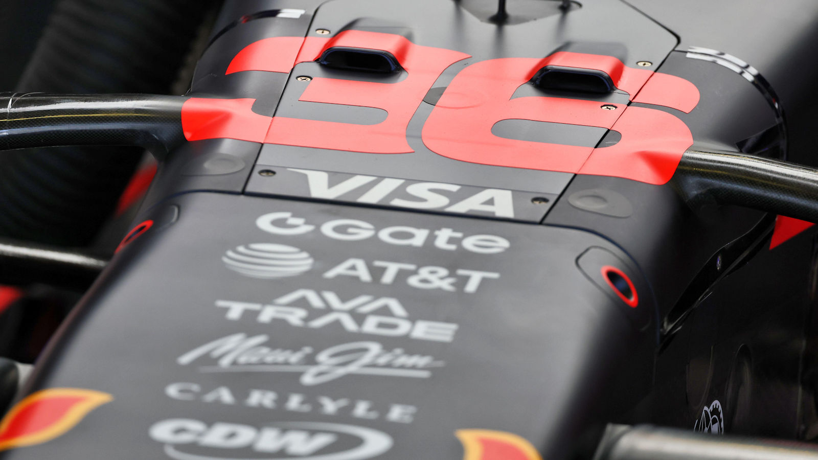 Red Bull RB21 driver cooling inlet snorkels