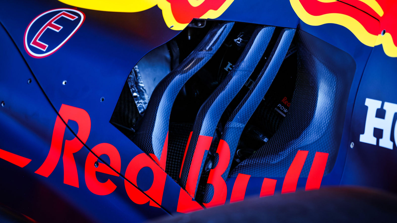 Red Bull RB21 engine cover cooling louvres