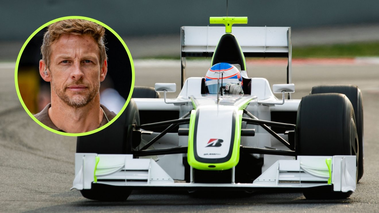 Séquence émotion à Silverstone où Jenson Button va retrouver sa Brawn GP 001