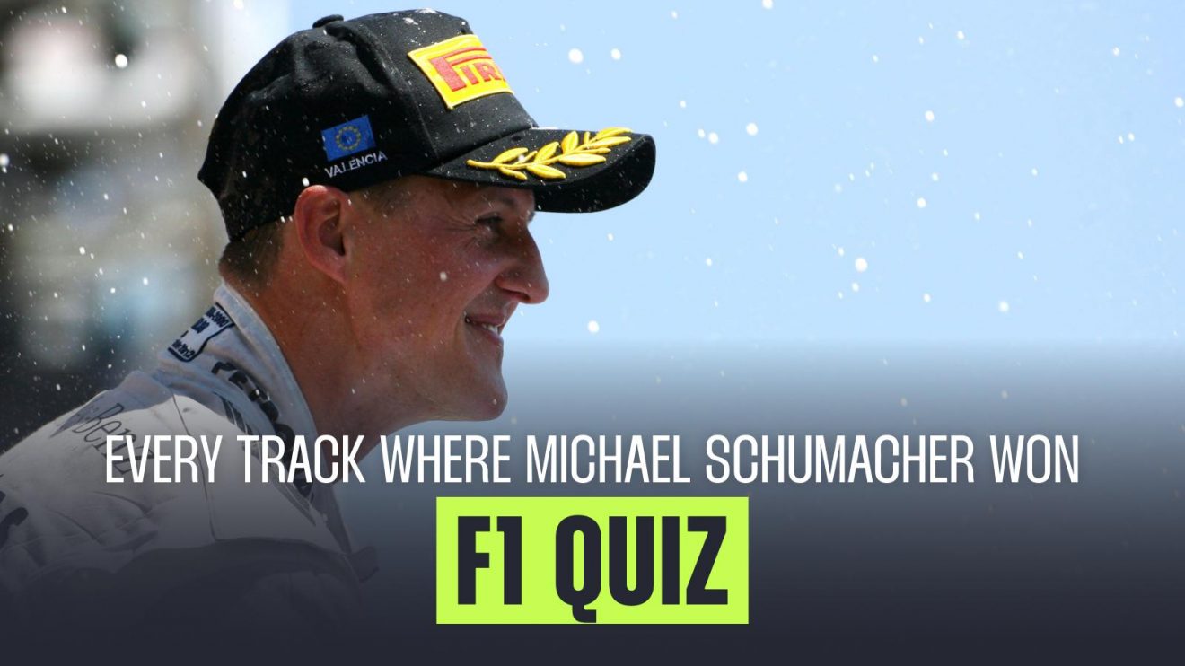 F1 quiz of every Michael Schumacher race-winning circuit.