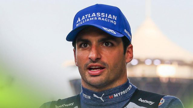 Williams driver Carlos Sainz.
