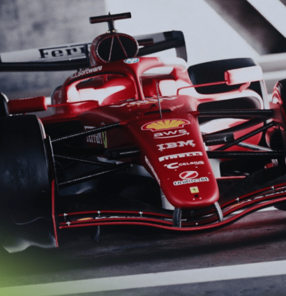 An artist's impression of the Ferrari SF-26 car