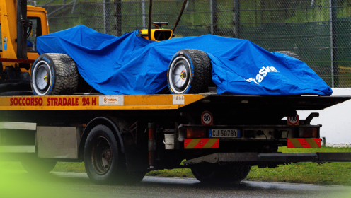Watch: Arvid Lindblad spins off during Racing Bulls demo at Imola