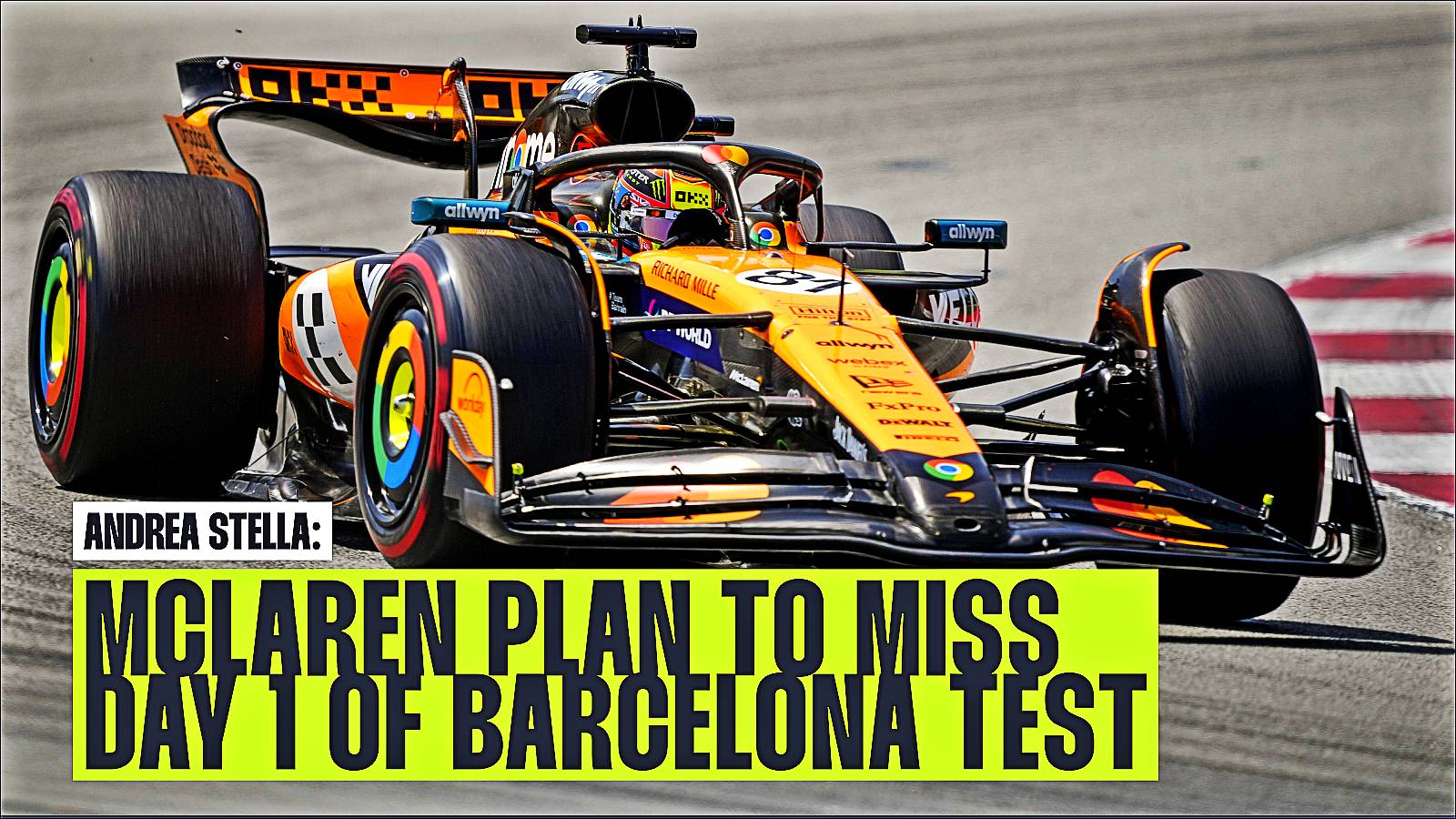 McLaren plans delayed Barcelona test start for MCL40
