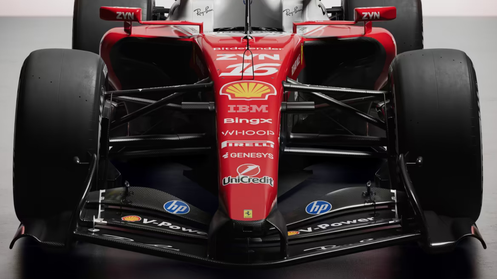 Ferrari SF-26 front wing, nose and brake ducts