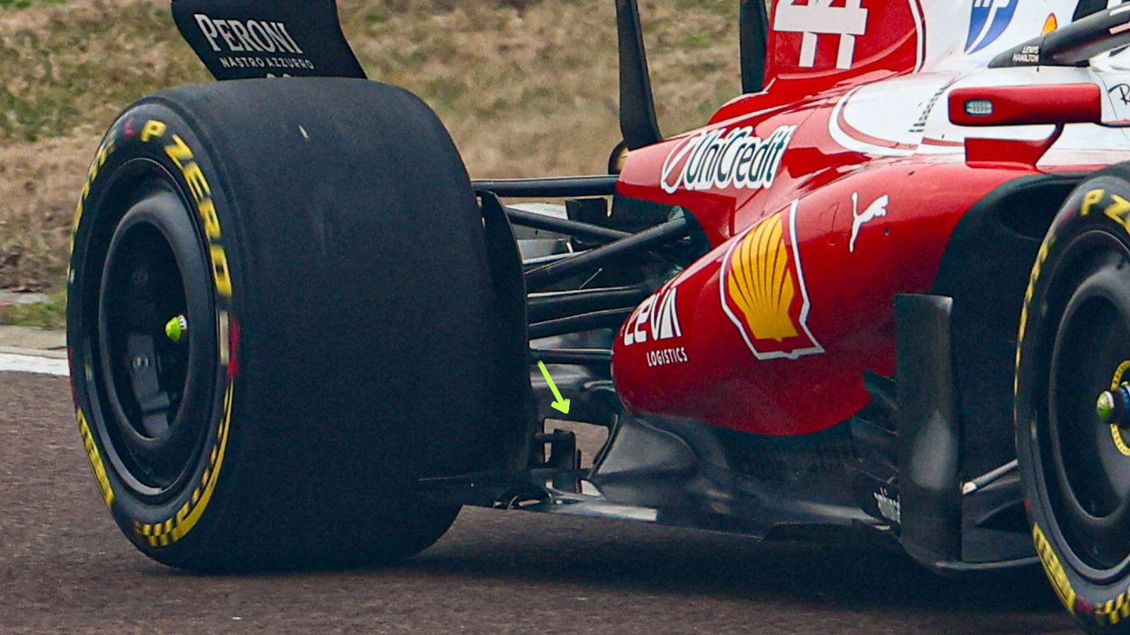 Ferrari SF-26 diffuser mouse house