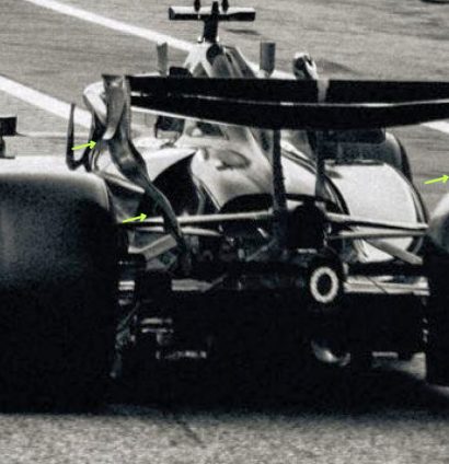 Aston Martin AMR26 rear wing