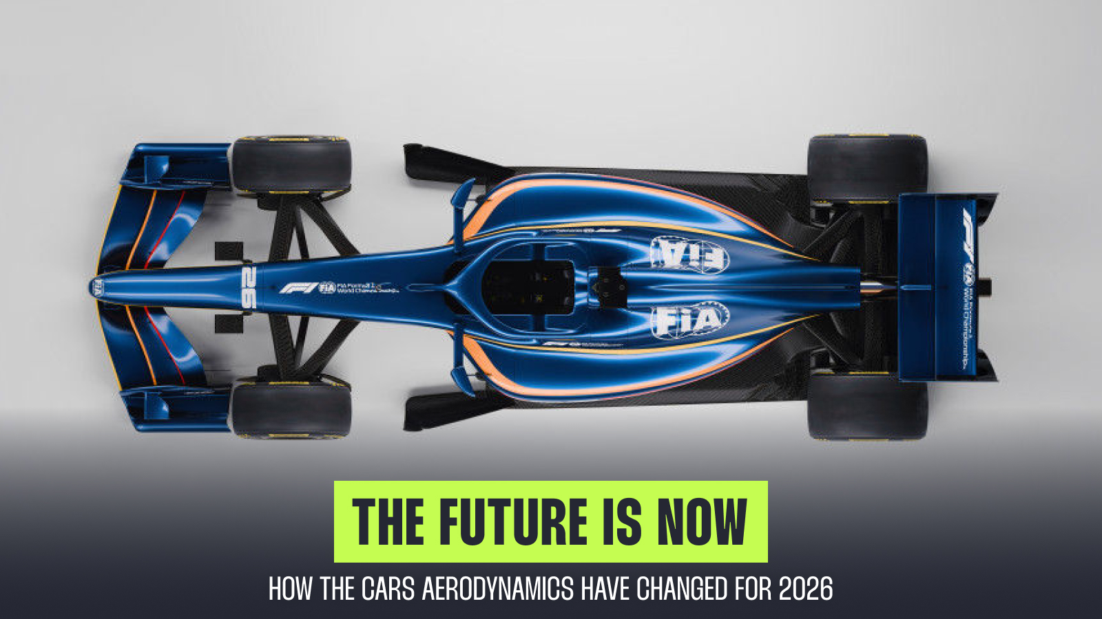 2026 FIA car model from above