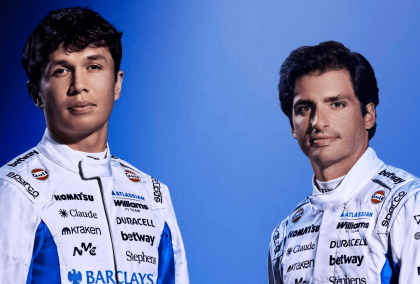 Williams FW48 hits Silverstone track as Sainz and Albon share first impressions