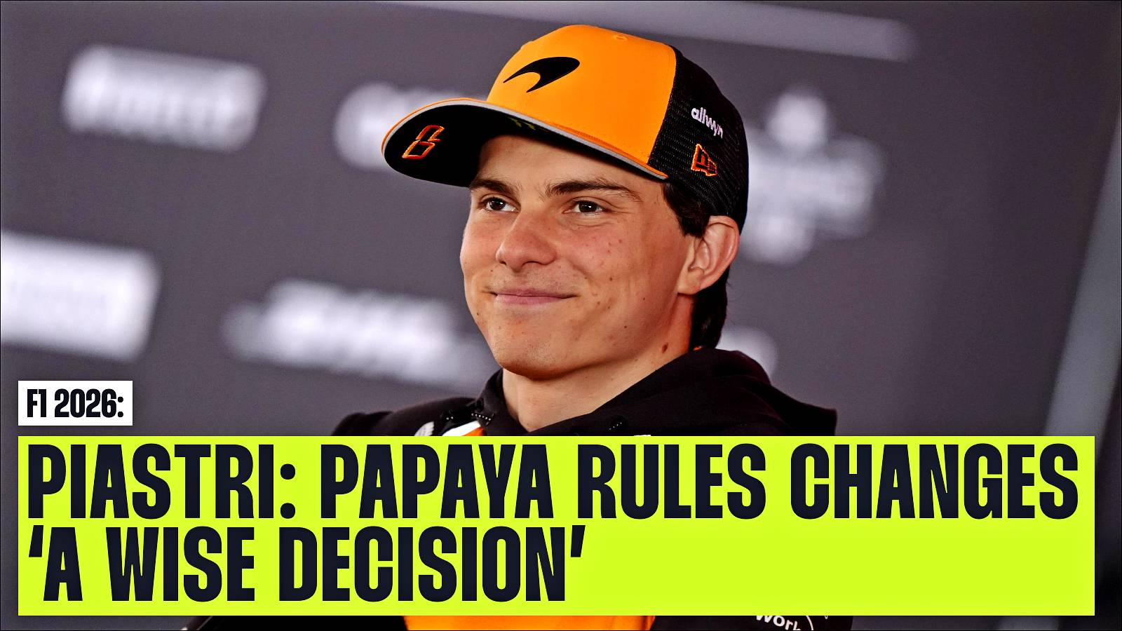 Oscar Piastri confirms McLaren has tweaked papaya rules ahead of 2026 season