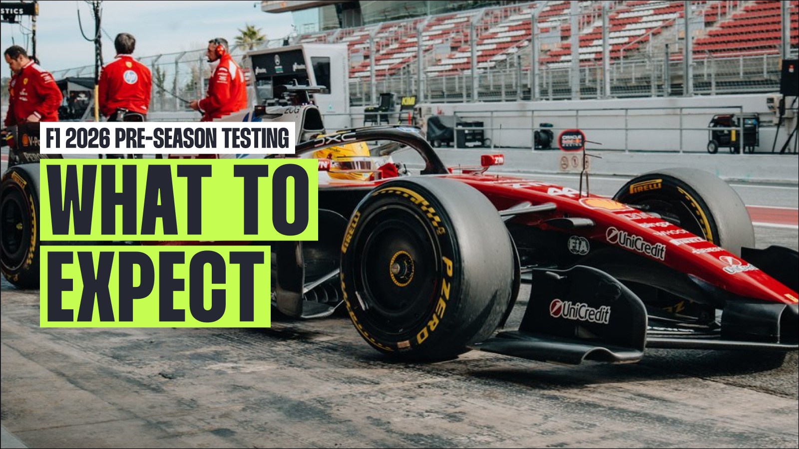 Lewis Hamilton during the Barcelona shakedown