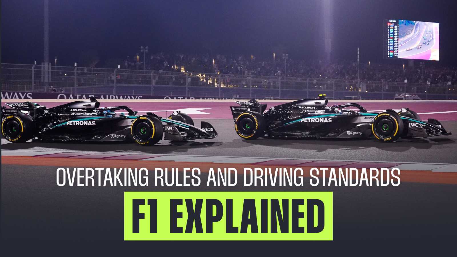 F1 overtaking rules explained.