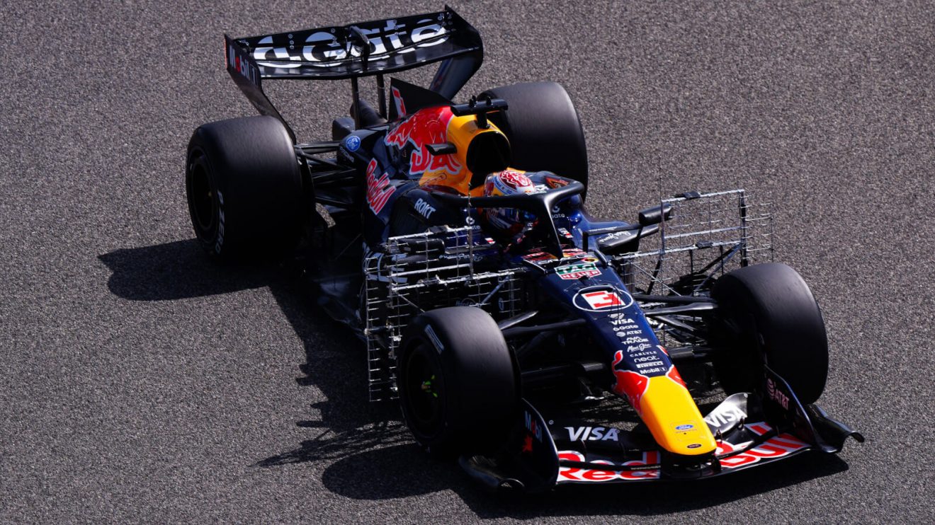 Max Verstappen Red Bull RB22 testing