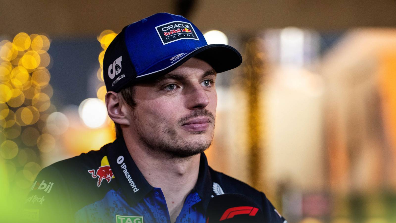 Red Bull's Max Verstappen during Bahrain testing.