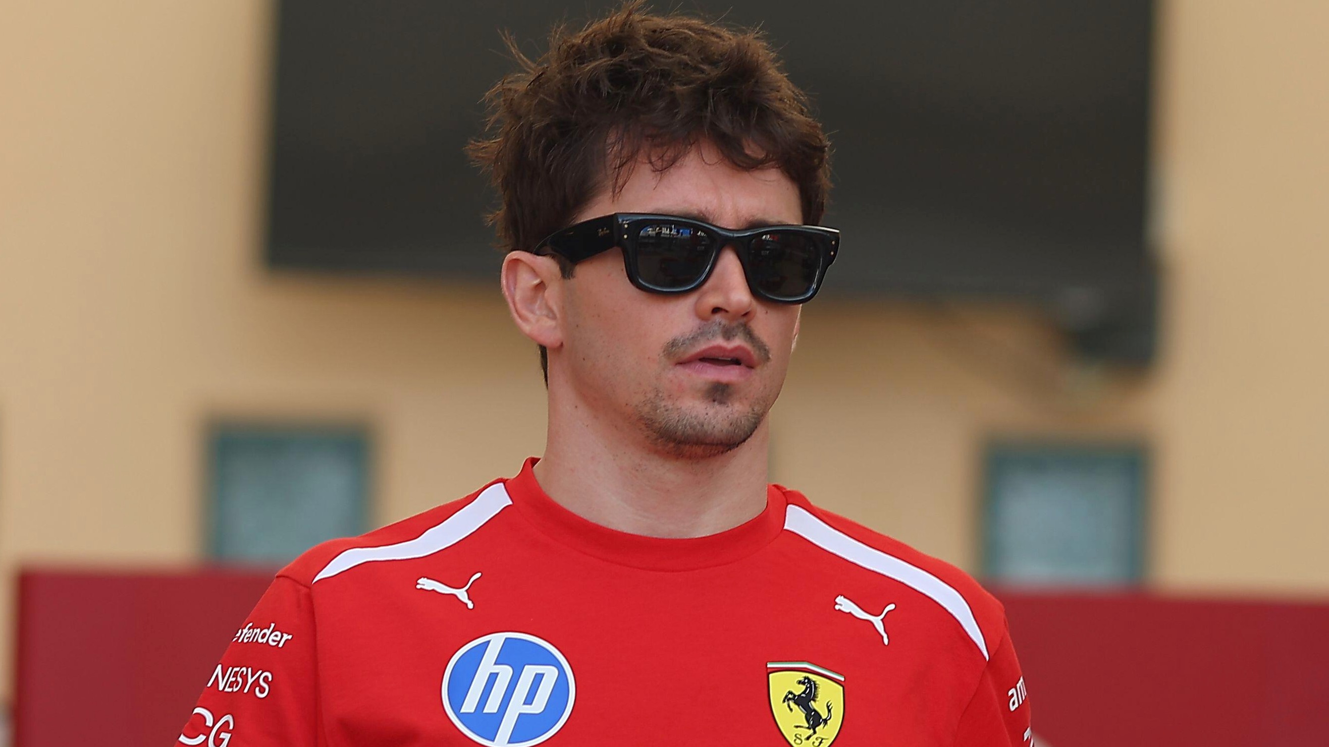 Charles Leclerc of Ferrari in Bahrain