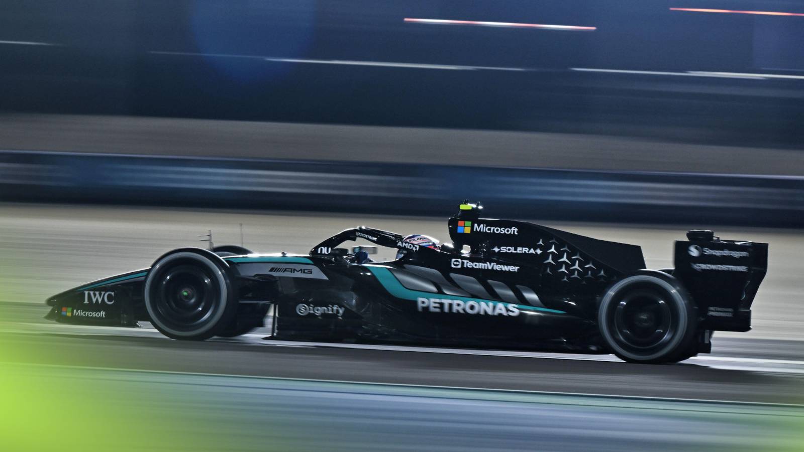 Kimi Antonelli, Mercedes, Bahrain testing 2026.