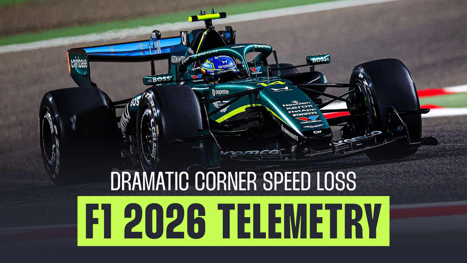 F1 data from Bahrain testing in 2026.