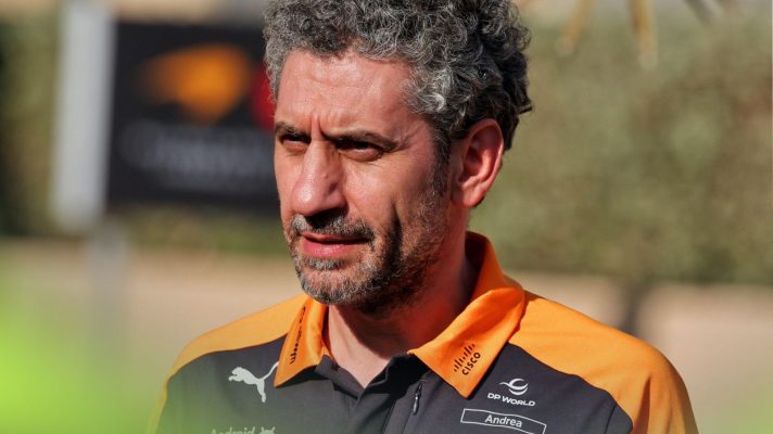 McLaren team principal Andrea Stella pictured at Bahrain 2026 testing