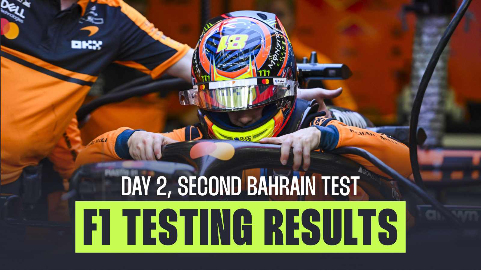 F1 testing results from the fifth day in Bahrain.