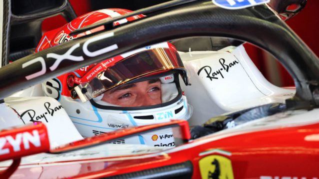 F1 Testing: Leclerc leads final morning in Bahrain as Aston Martin hits trouble