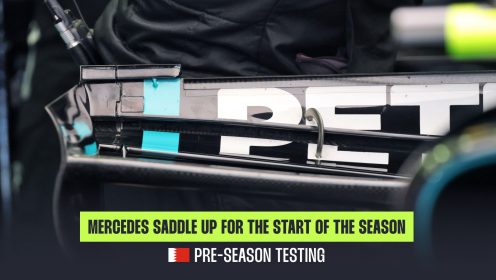 Mercedes unveils radical rear wing ‘saddle’ concept in Bahrain test finale