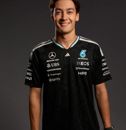 The Mercedes teamwear