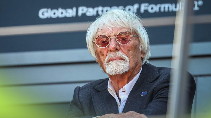 Bernie Ecclestone in the paddock