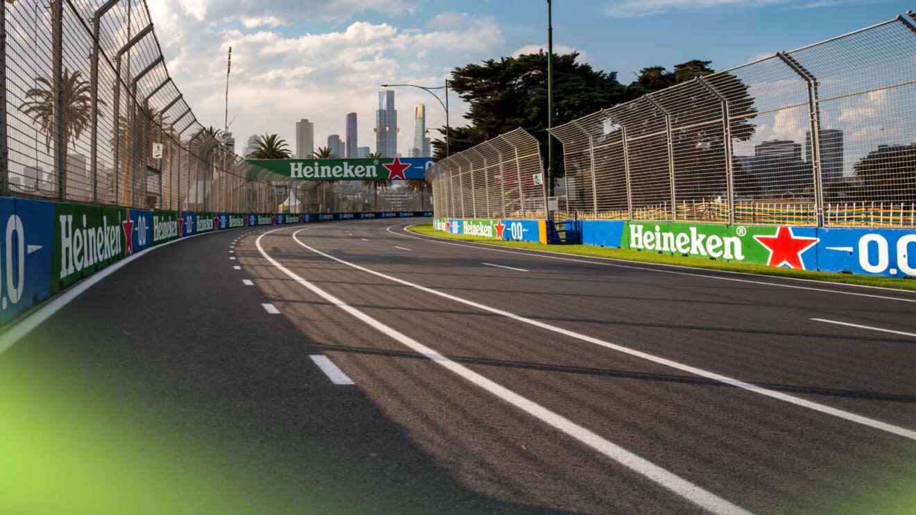 Albert Park, home of the Australian Grand Prix.