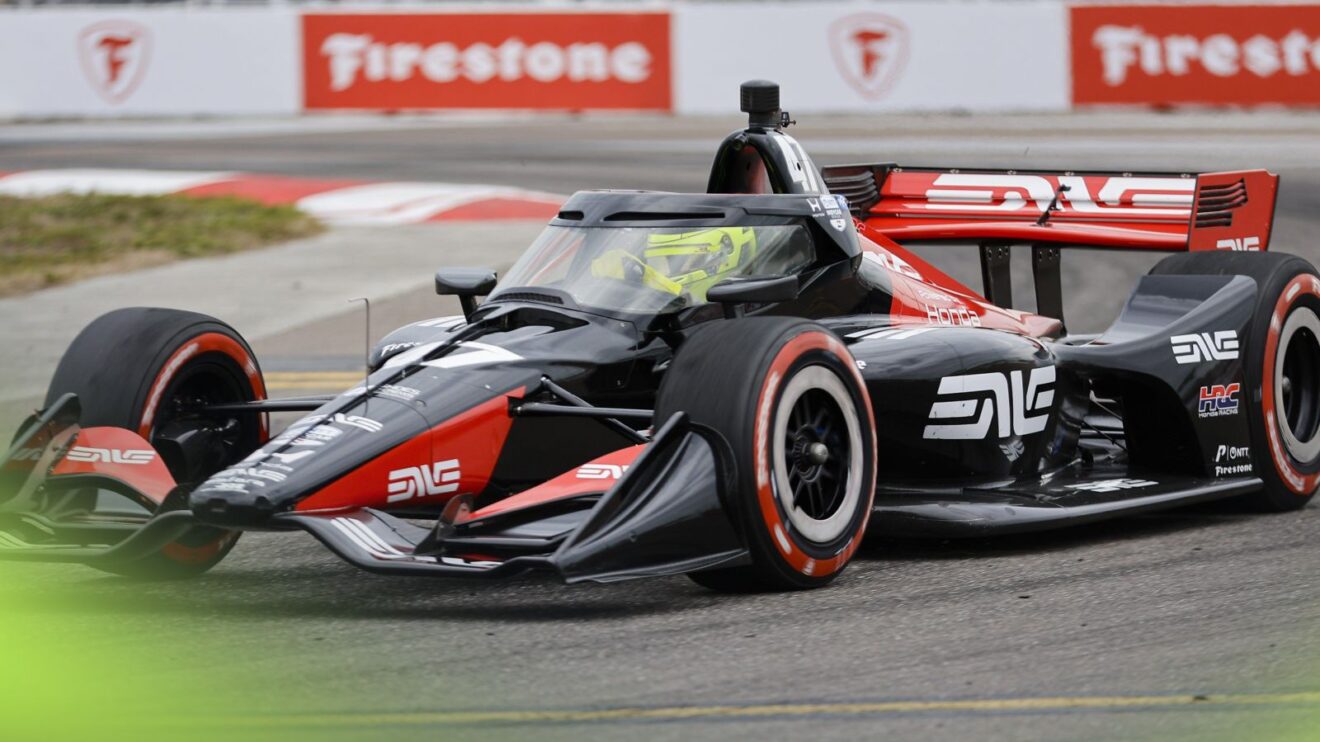 Mick Schumacher in action for Rahal Letterman Lanigan Racing in St. Petersburg