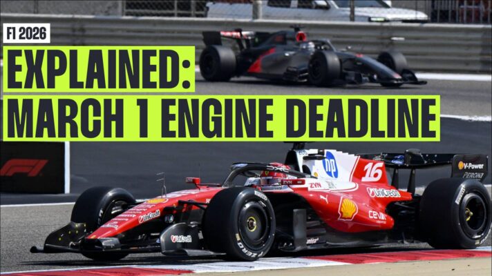March 1 marks the power unit homologation date for the five power unit manufacturers in F1 2026.