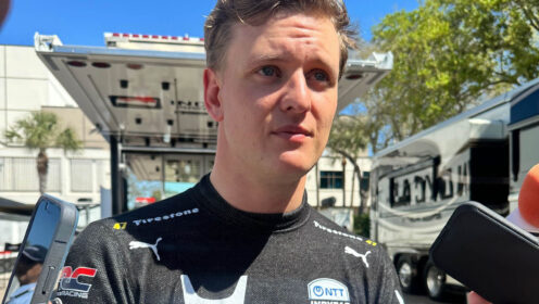 Mick Schumacher’s IndyCar debut ends in chaos as Ralf silences F1 talk