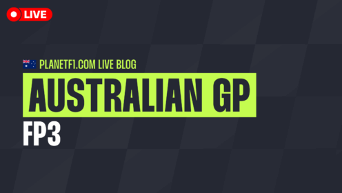 F1 LIVE: Relive the action from FP3 at the Australian Grand Prix