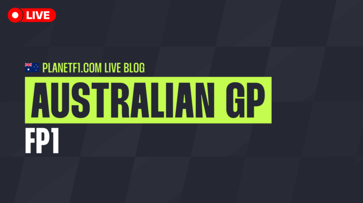 F1 live: Australian Grand Prix FP1 blog.