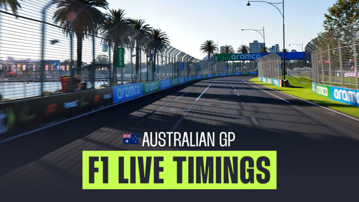 Australian GP live timing