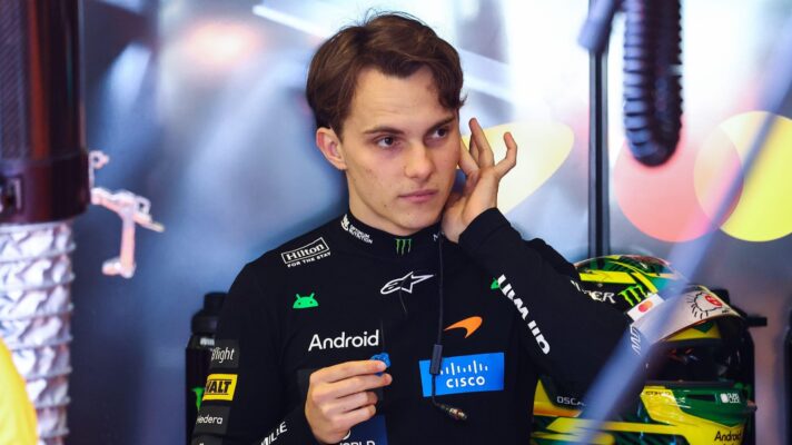 Oscar Piastri in Melbourne