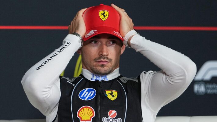 Charles Leclerc in Melbourne