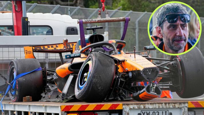 McLaren's Oscar Piastri crashed out of his home race in Australia.
