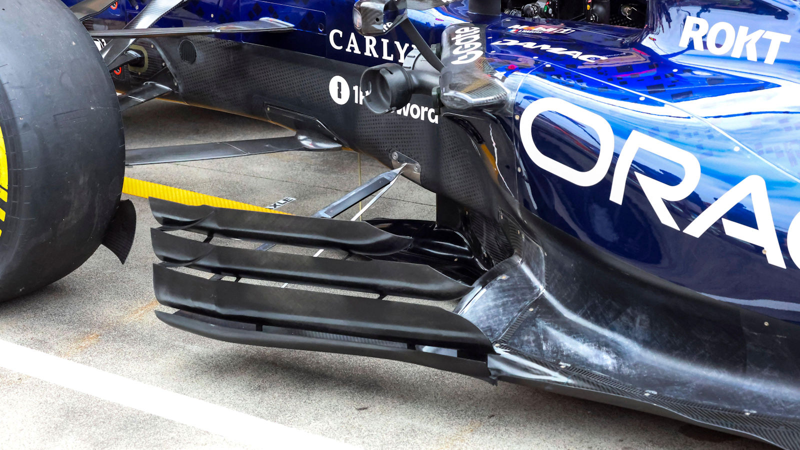 Red Bull RB22 deflector array