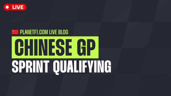 Sprint qualifying live image for the 2026 Chinese GP.