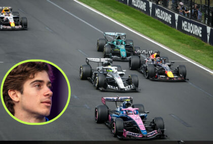 Colapinto relives ‘dangerous’ 200km/h near-miss with Lawson at Australian GP start