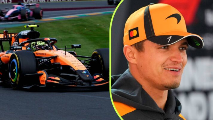 McLaren's Lando Norris at the 2026 Australian Grand Prix.